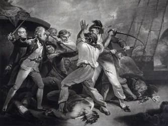 Die herausragende Aktion des tapferen Nelson, 1798